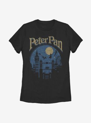 Disney Peter Pan Tinker Bell London Night Womens T-Shirt