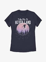 Disney Peter Pan Tinker Bell Never Land Promise Womens T-Shirt