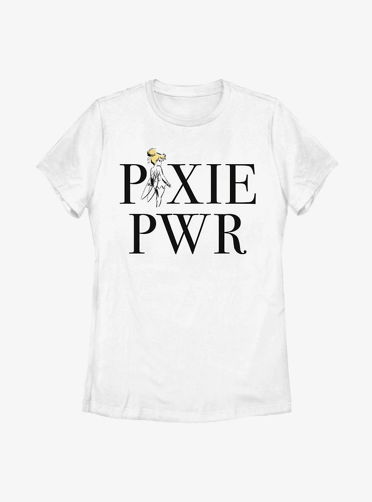 Disney Peter Pan Tinker Bell Pixie Power Sparkle Womens T-Shirt