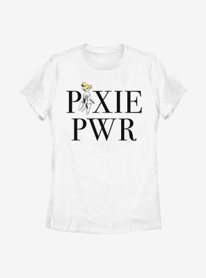 Disney Peter Pan Tinker Bell Pixie Power Sparkle Womens T-Shirt