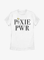 Disney Peter Pan Tinker Bell Pixie Power Sparkle Womens T-Shirt