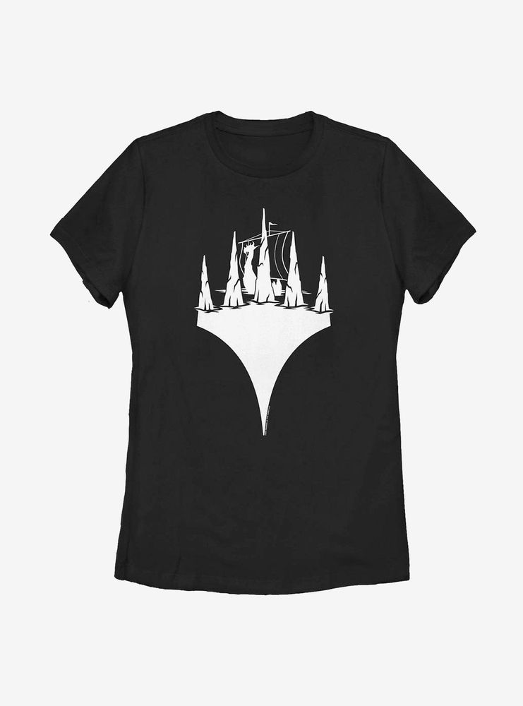 Magic: The Gathering Planeswalker Viking Ship Womens T-Shirt