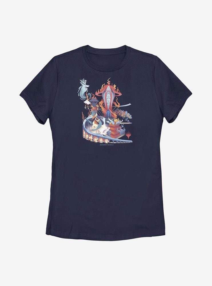 Boxlunch Magic: The Gathering Prismari Land Womens T-Shirt