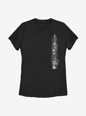 Magic: The Gathering Skeleton Left Stack Womens T-Shirt