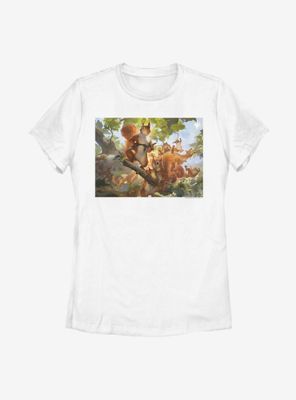 Magic: The Gathering Squirrel Fight Womens T-Shirt