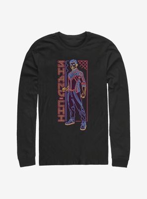 Marvel Shang-Chi And The Legend Of Ten Rings Neon Chi Long-Sleeve T-Shirt