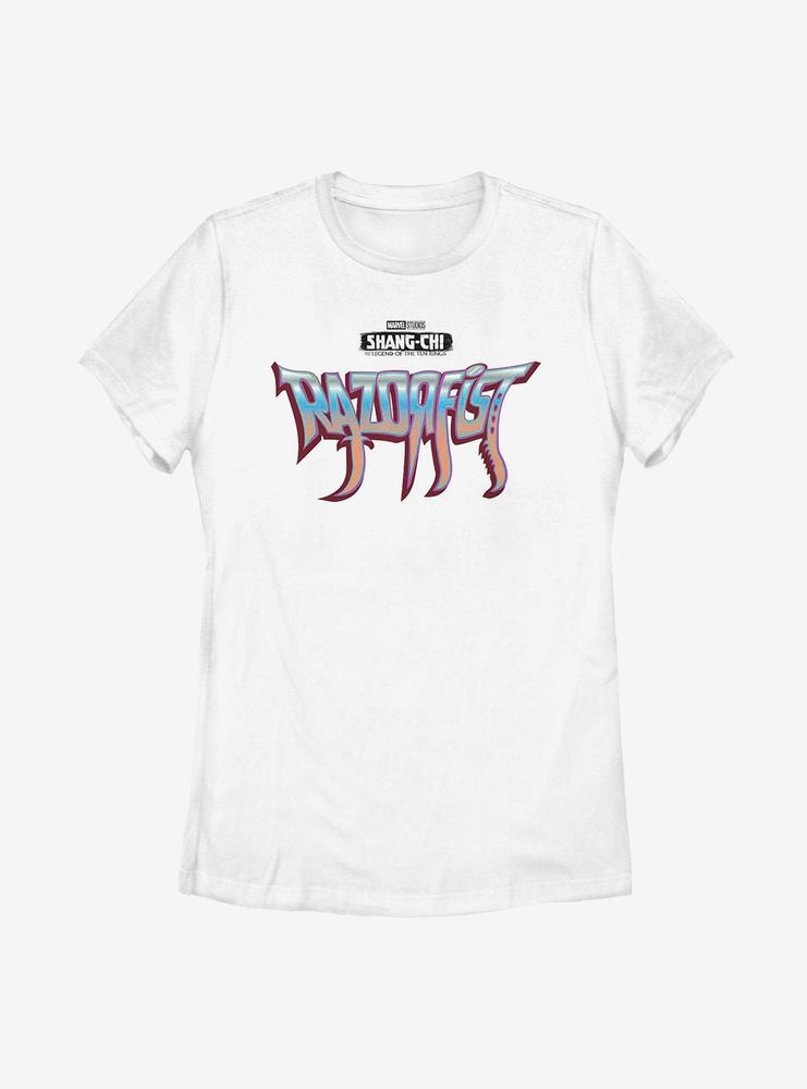 Marvel Shang-Chi And The Legend Of Ten Rings Razorfist Logo Womens T-Shirt