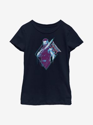 Marvel Shang-Chi And The Legend Of Ten Rings Razorfist Badge Youth Girls T-Shirt