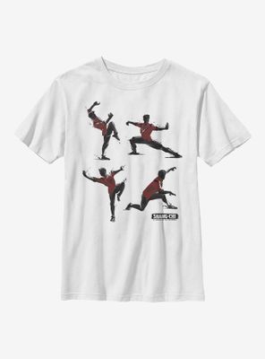 Marvel Shang-Chi And The Legend Of Ten Rings Kung Fu Poses Youth T-Shirt