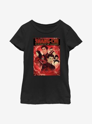 Marvel Shang-Chi And The Legend Of Ten Rings Comic Cover Youth Girls T-Shirt