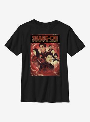 Marvel Shang-Chi And The Legend Of Ten Rings Comic Cover Youth T-Shirt