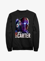 Marvel What If...? Watcher Captain Carter Sweatshirt
