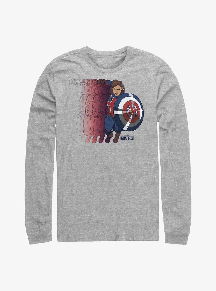 Marvel What If...? Carter Spreader Long-Sleeve T-Shirt