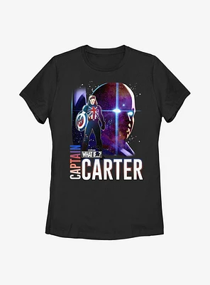 Marvel What If...? Watcher Captain Carter Womens T-Shirt
