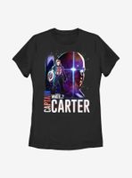 Marvel What If...? Watcher Captain Carter Womens T-Shirt