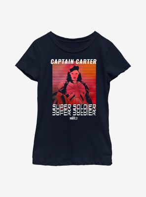 Marvel What If...? Carter Crashes Youth Girls T-Shirt