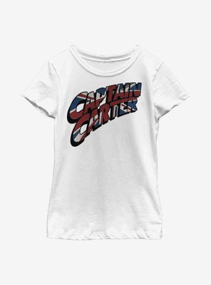 Marvel What If...? Carter Logo Youth Girls T-Shirt