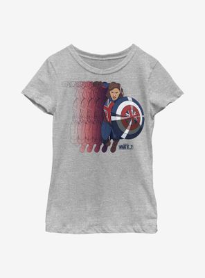 Marvel What If...? Carter Spreader Youth Girls T-Shirt