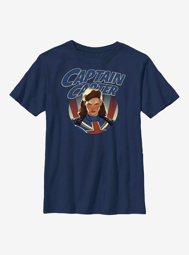 Marvel What If...? Captain Mean Mug Youth T-Shirt