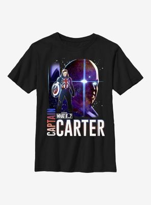 Marvel What If...? Watcher Captain Carter Youth T-Shirt
