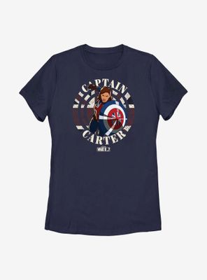 Marvel What If...? Carter Stamp Womens T-Shirt