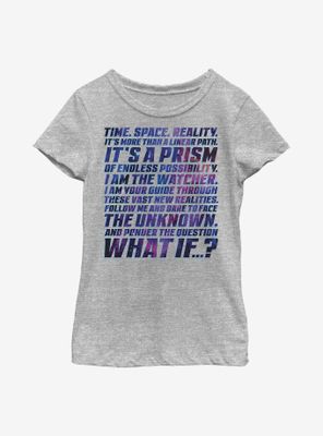 Marvel What If...? Space Prism Youth Girls T-Shirt