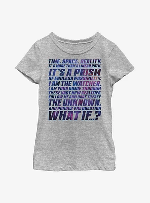 Marvel What If...? Space Prism Youth Girls T-Shirt