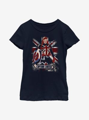 Marvel What If...? Union Jacked Youth Girls T-Shirt