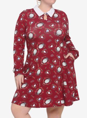 Hot Topic Studio Ghibli My Neighbor Totoro Collared Long-Sleeve Dress Plus  | Bramalea City Centre