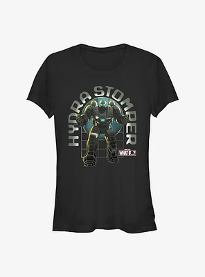Marvel What If...? Hydra Captain Carter Pose Girls T-Shirt