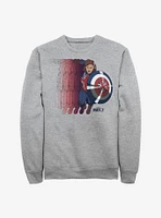 Marvel What If...? Captain Carter Shield Crew Sweatshirt