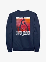 Marvel What If...? Captain Carter Super Soldier Crew Sweatshirt