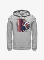 Marvel What If...? Captain Carter Shield Hoodie