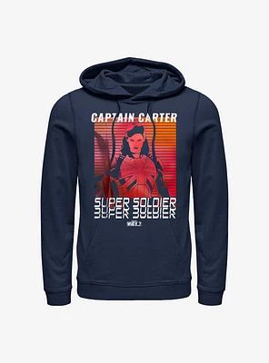 Marvel What If...? Captain Carter Super Soldier Hoodie