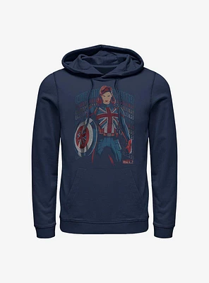 Marvel What If...? The Hydra Stomper Captain Carter Hoodie