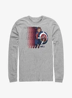 Marvel What If...? Captain Carter Shield Long-Sleeve T-Shirt