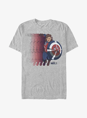 Marvel What If...? Captain Carter Shield T-Shirt