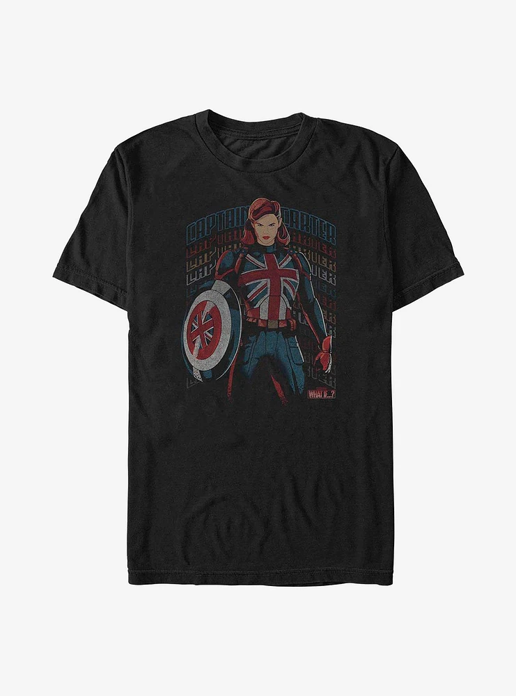 Marvel What If...? The Hydra Stomper Captain Carter T-Shirt