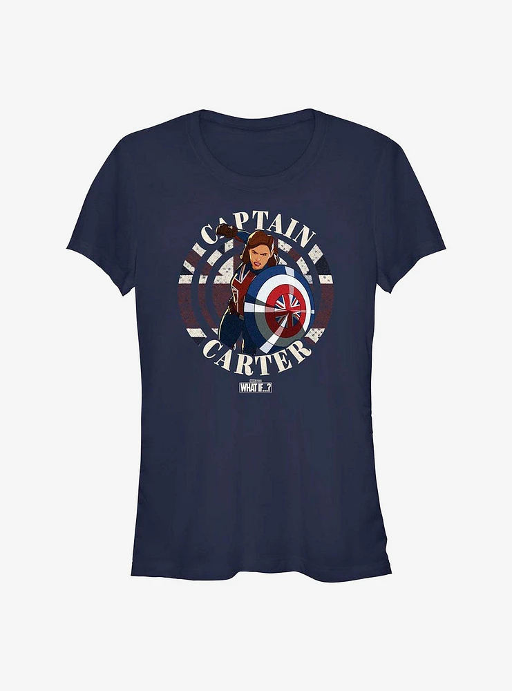Marvel What If...? Carter Stamp Girls T-Shirt