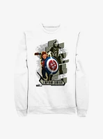 Marvel What If...? Carter Attacks Crew Sweatshirt