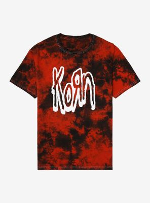 Korn Logo Tie-Dye T-Shirt