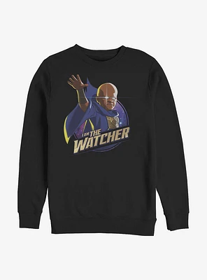 Marvel What If...? I Am The Watcher Crew Sweatshirt