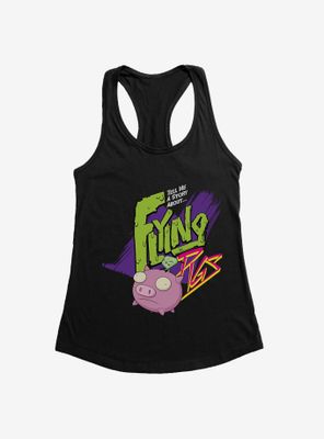 Invader Zim Flying Pigs Womens Tank Top