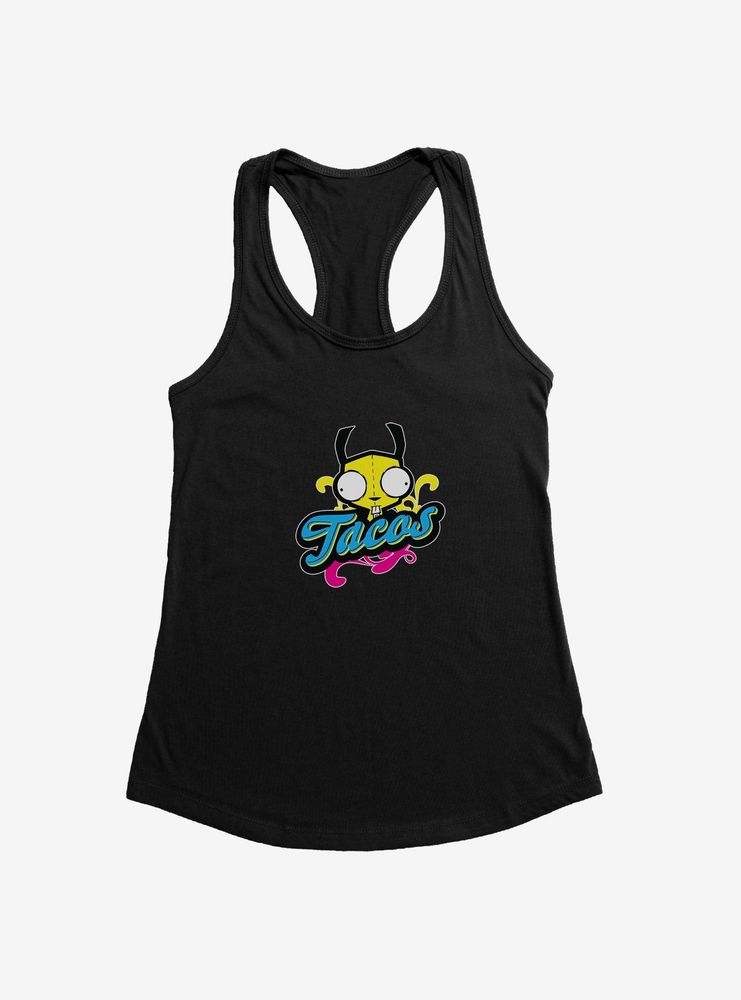 Invader Zim Gir Neon Tacos Womens Tank Top