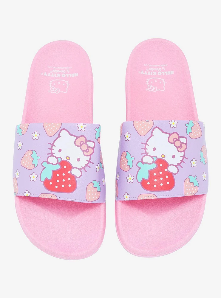 Hello Kitty Strawberry Slide Sandals