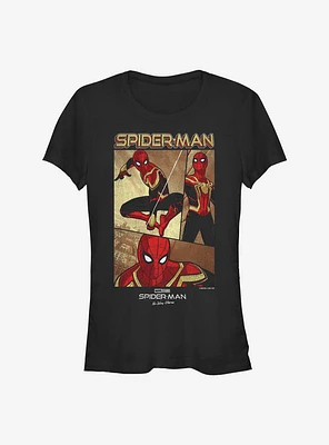 Marvel Spider-Man: No Way Home Three Panel Spidey Girls T-Shirt