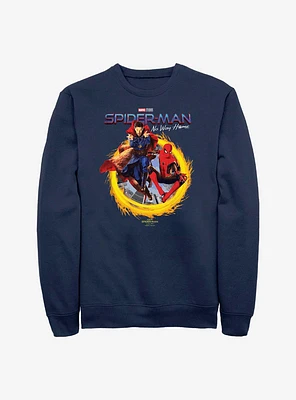 Marvel Spider-Man: No Way Home Doctor Strange Crew Sweatshirt