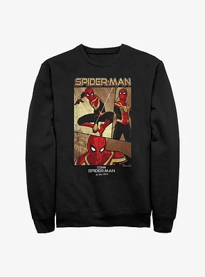 Marvel Spider-Man: No Way Home Three Panel Spidey Crew Sweatshirt