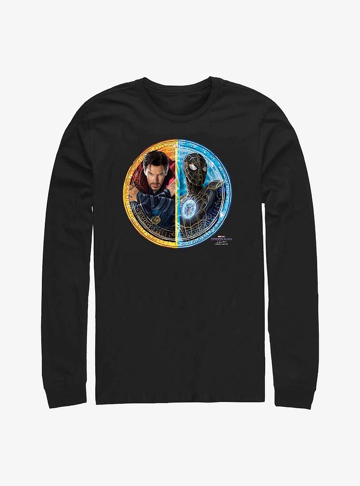 Marvel Spider-Man: No Way Home Spidey Doctor Strange Circle Long-Sleeve T-Shirt