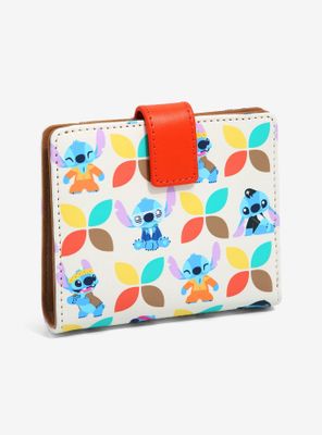 Loungefly Disney Lilo & Stitch Decade Outfits Small Wallet - BoxLunch Exclusive